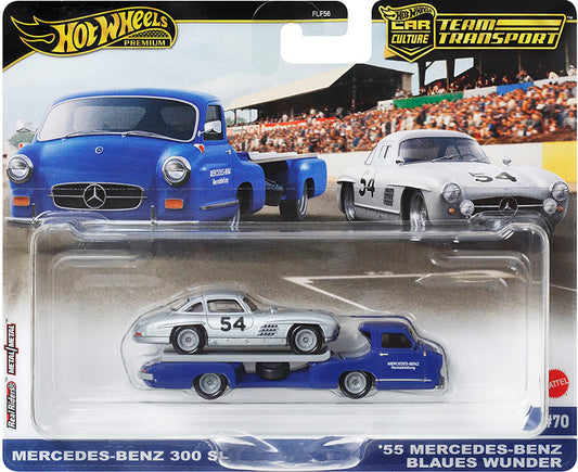 Team Transport #70 Mercedes-Benz 300 SL/‘55 Mercedes-Benz Blues Wunder