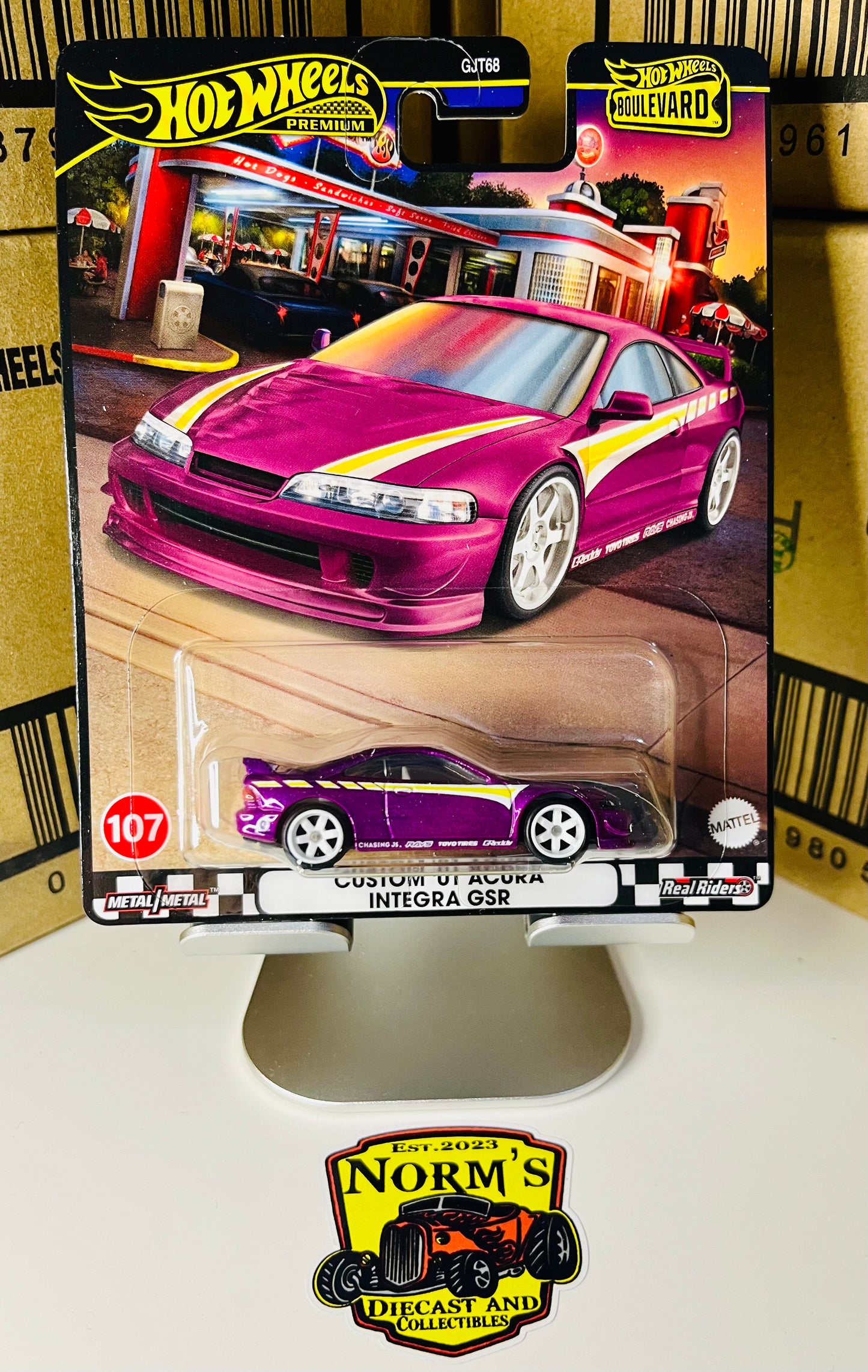 Hot Wheels Premium Boulevard #107 Custom ‘01 Acura Integra GSR