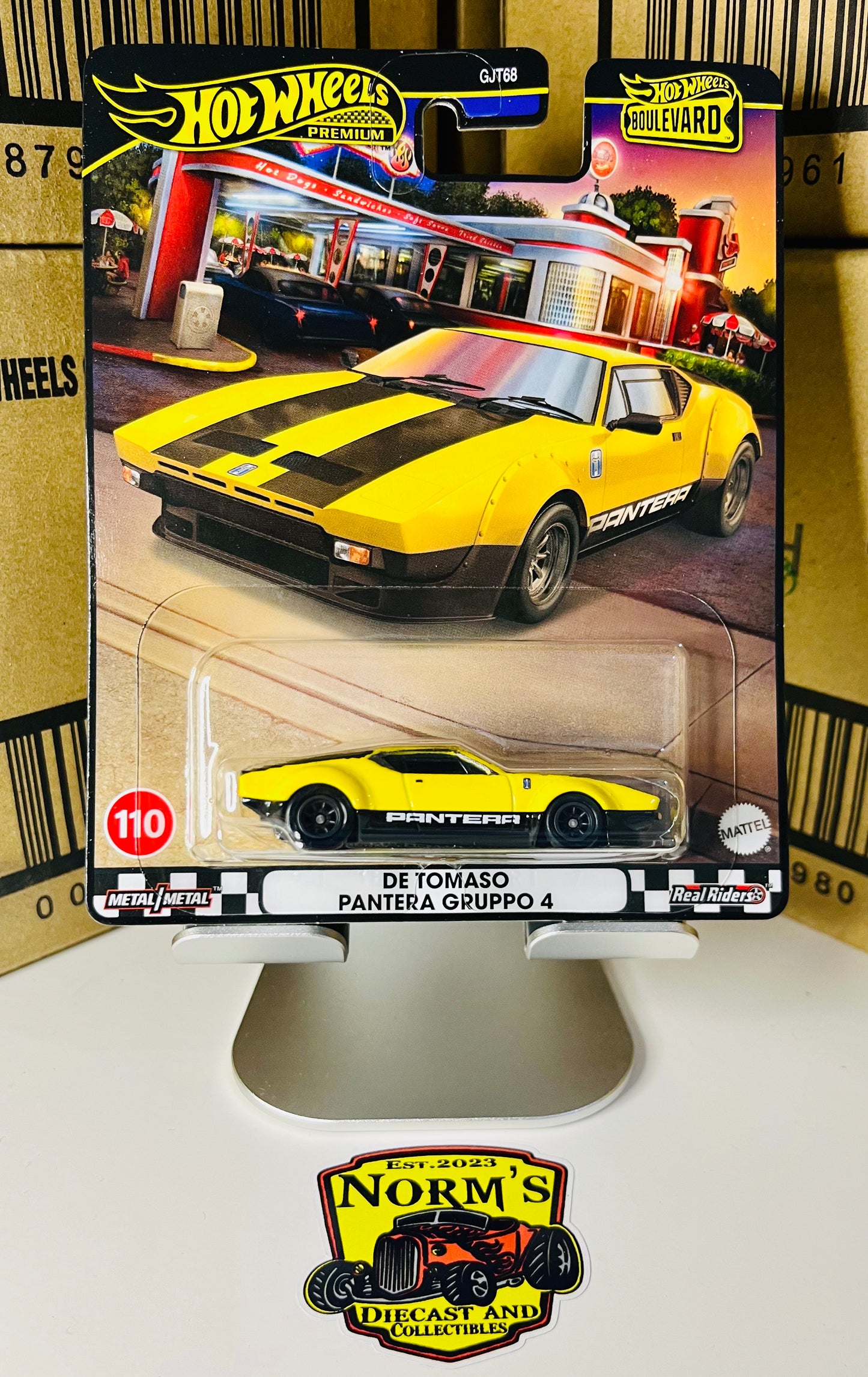 Hot Wheels Premium Boulevard #110 De Tomaso Pantera Gruppo 4