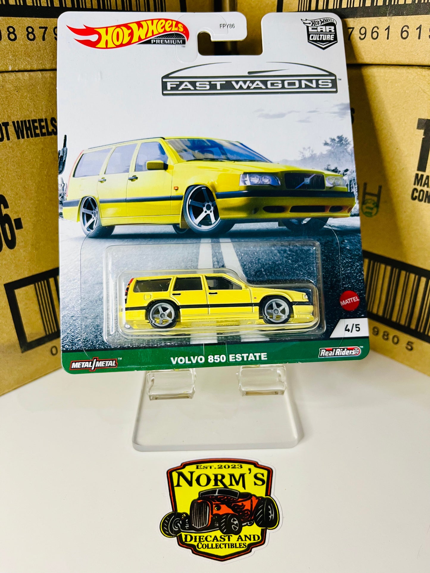 Hot Wheels Premium Car Culture Volvo 850 Estate Fast Wagons 4/5