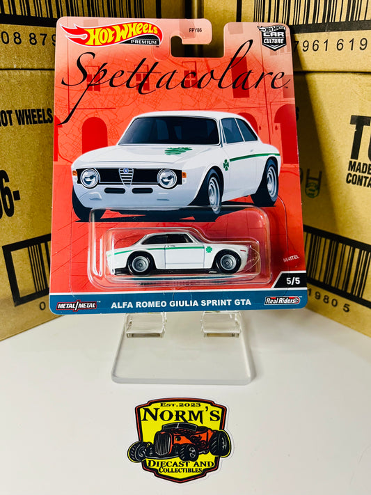 Hot Wheels Premium Car Culture Alfa Romeo Giulia Sprint GTA Spettacolare 5/5