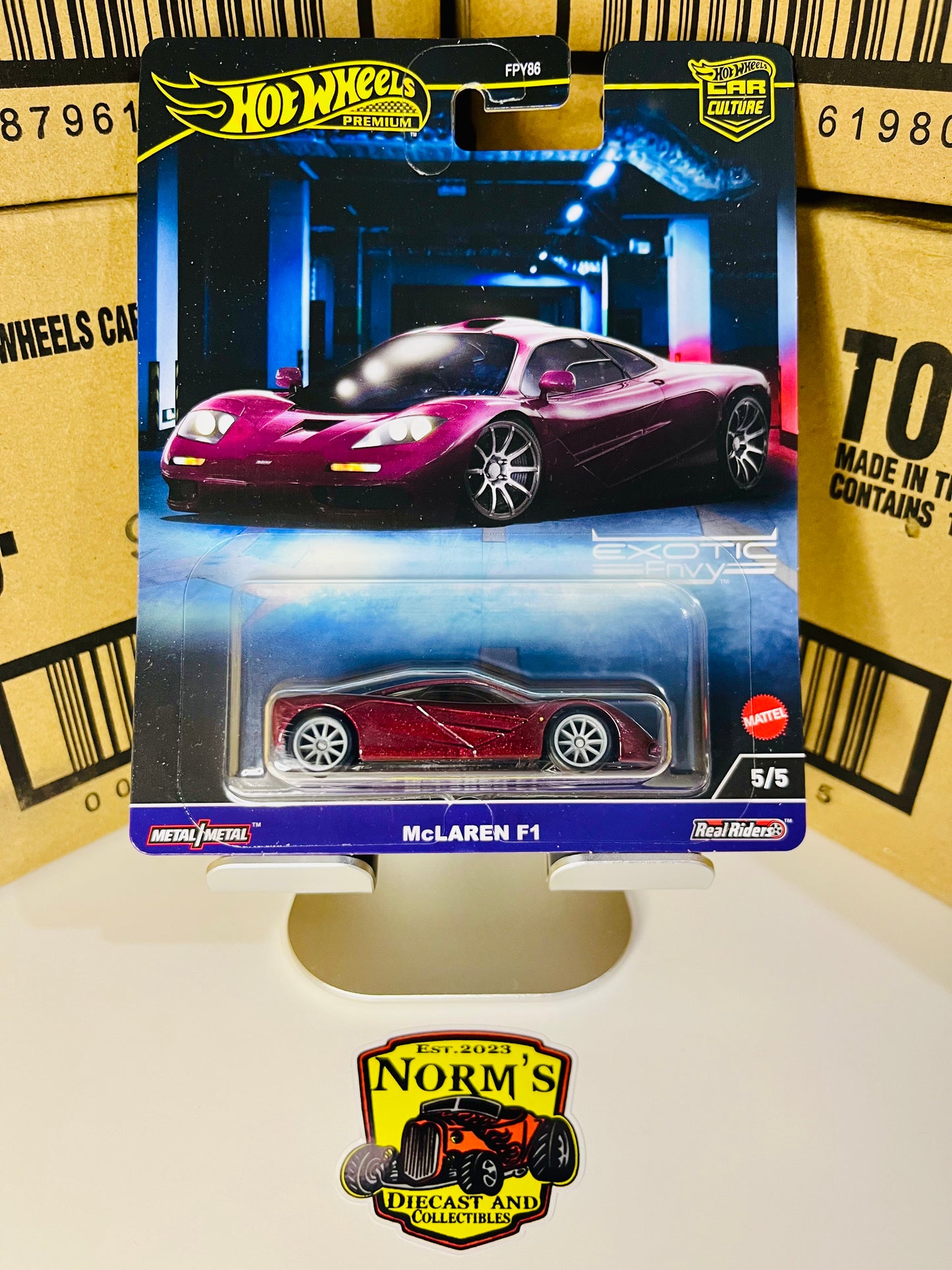 Hot Wheels Exotic Envy McLaren F1 5/5