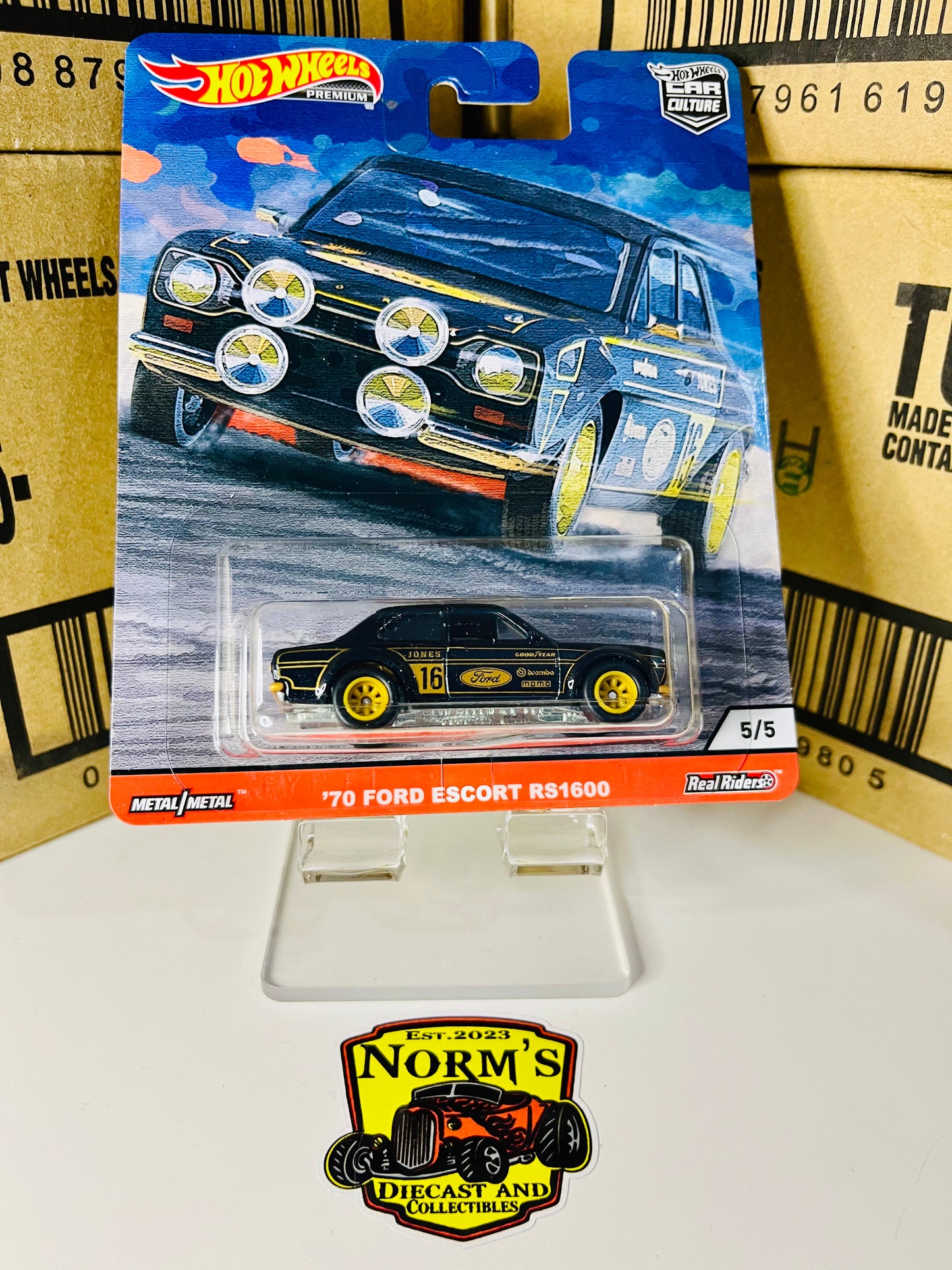 Hot Wheels Premium Car Culture ‘70 Ford Escort RS 1600 Door Slammers 5/5