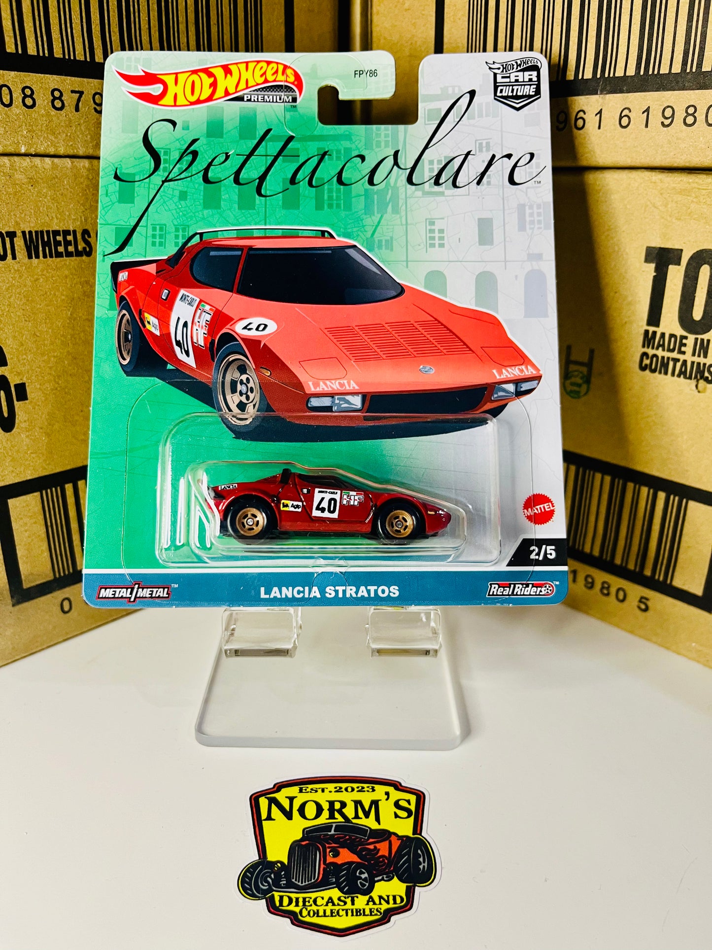 Hot Wheels Premium Car Culture Lancia Stratos Spettacolare 2/5