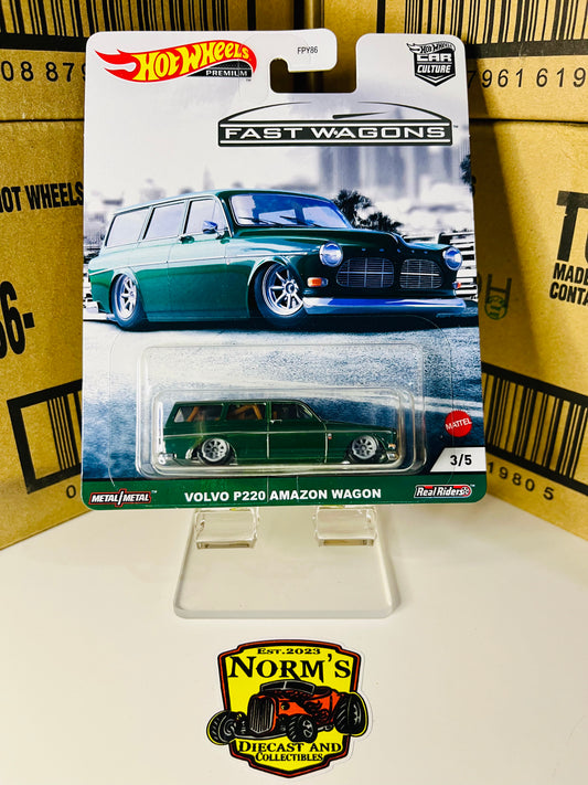 Hot Wheels Premium Car Culture Volvo P220 Amazon Wagon Fast Wagons 3/5