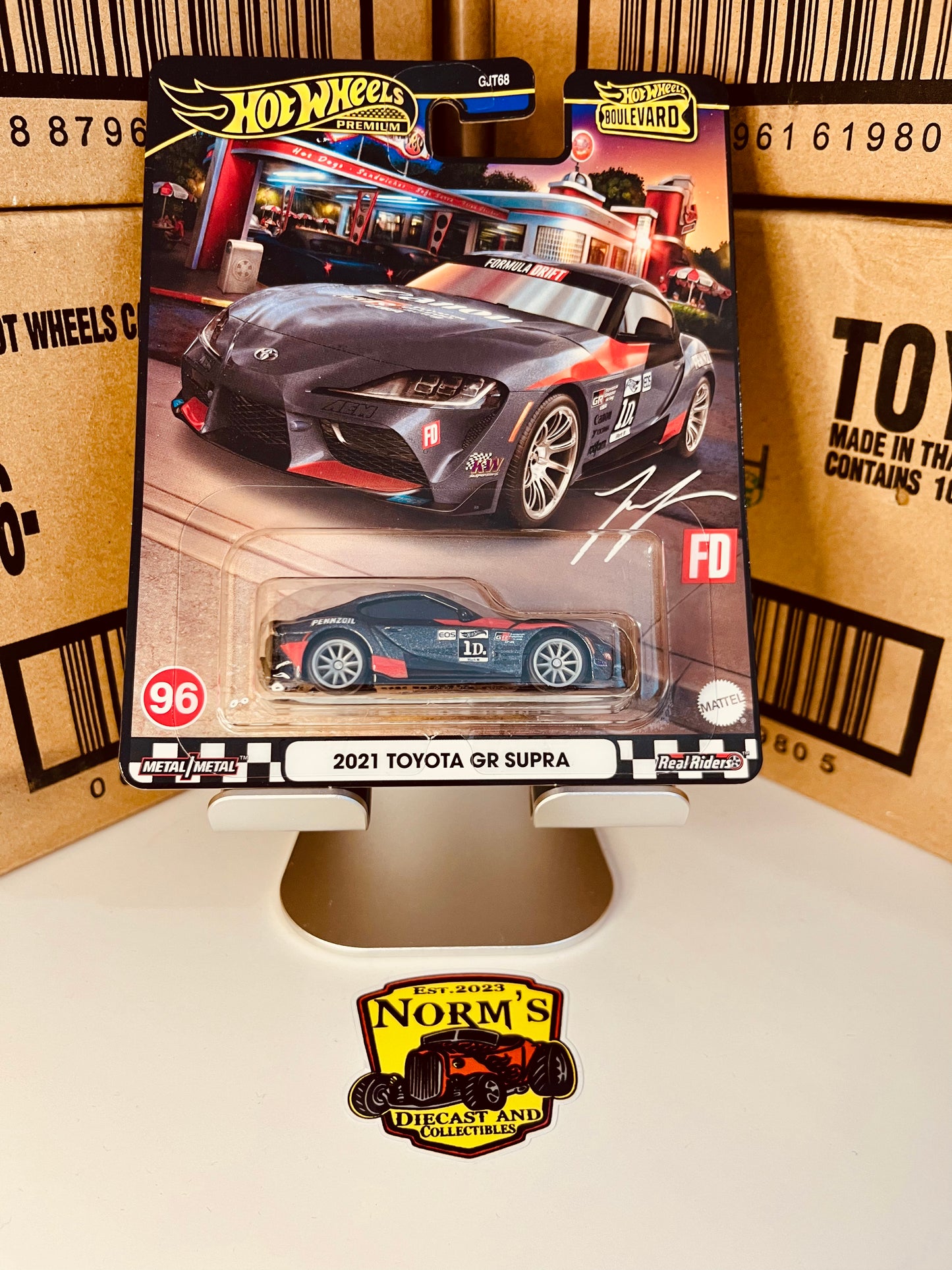 Hot Wheels Boulevard #96 2021 Toyota GR Supra