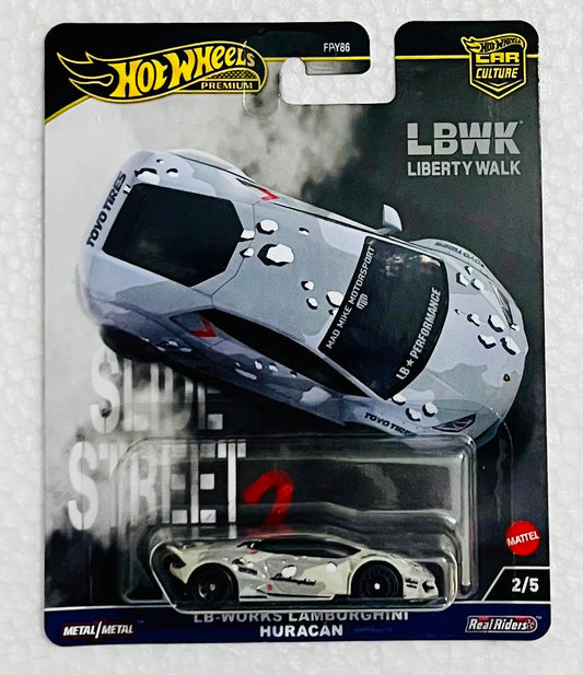 Hot Wheels Premium Slide Street 2 LB-Works Lamborghini Huracan