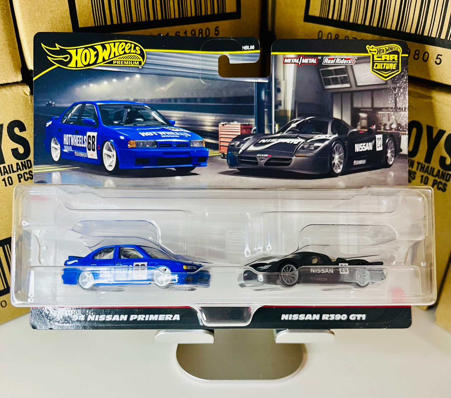 Hot Wheels Premium 2 Pack ‘94 Nissan Primera & Nissan R390 GT1