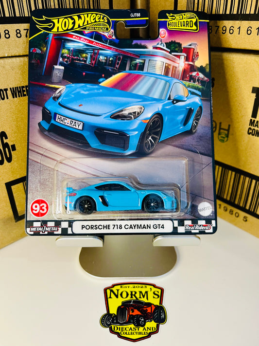 Hot Wheels Boulevard #93 Porsche 718 Cayman GT4