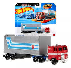 Hot Wheels Track Fleet Optimus Prime